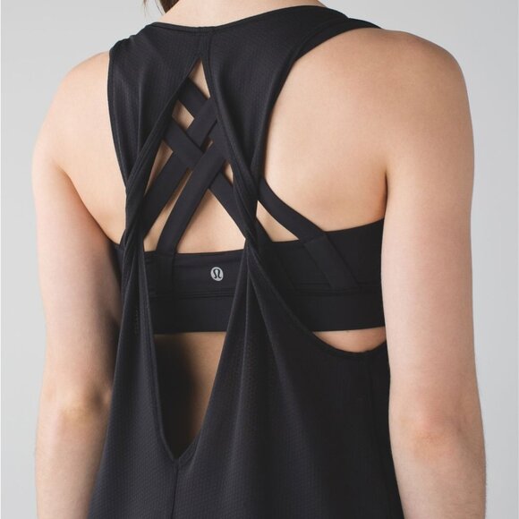 Lululemon Ready & Go Tank black size 6 - Picture 1 of 6